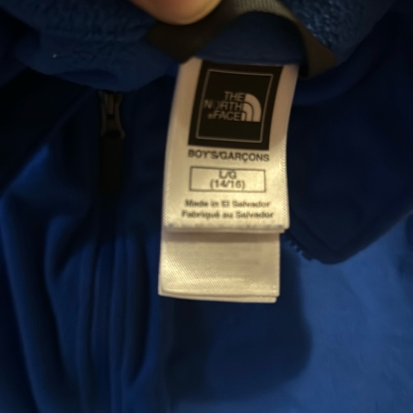 Youth boys North Face zipup fleece - Picture 5 of 5